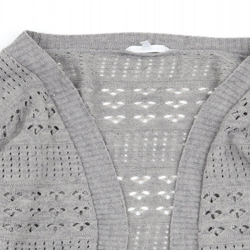 Red Herring Womens Grey   Cardigan Jumper Size 10