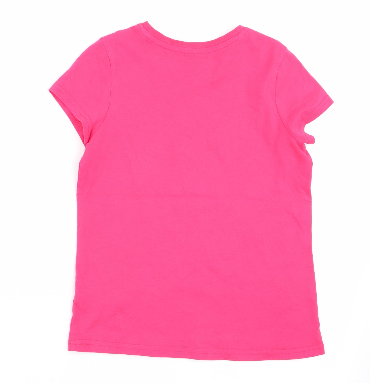 Asda George Girls Purple   Basic T-Shirt Size 9-10 Years