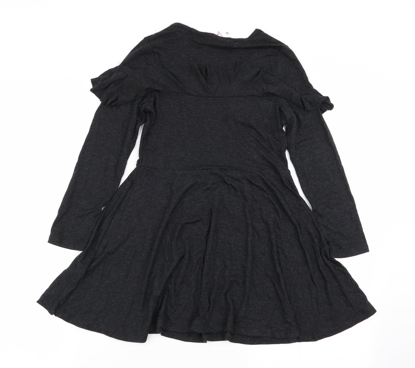 M&S Girls Grey   Fit & Flare  Size 8-9 Years