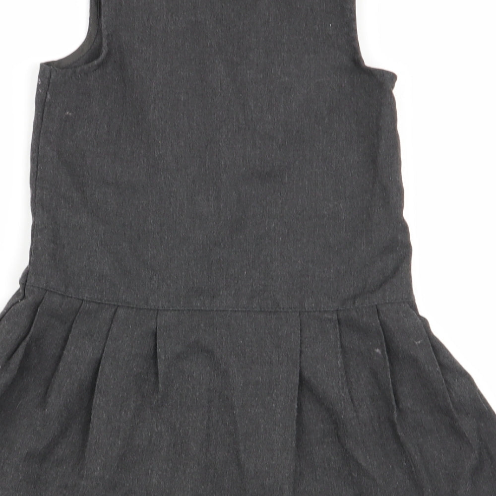 Asda George Girls Grey   Fit & Flare  Size 2-3 Years