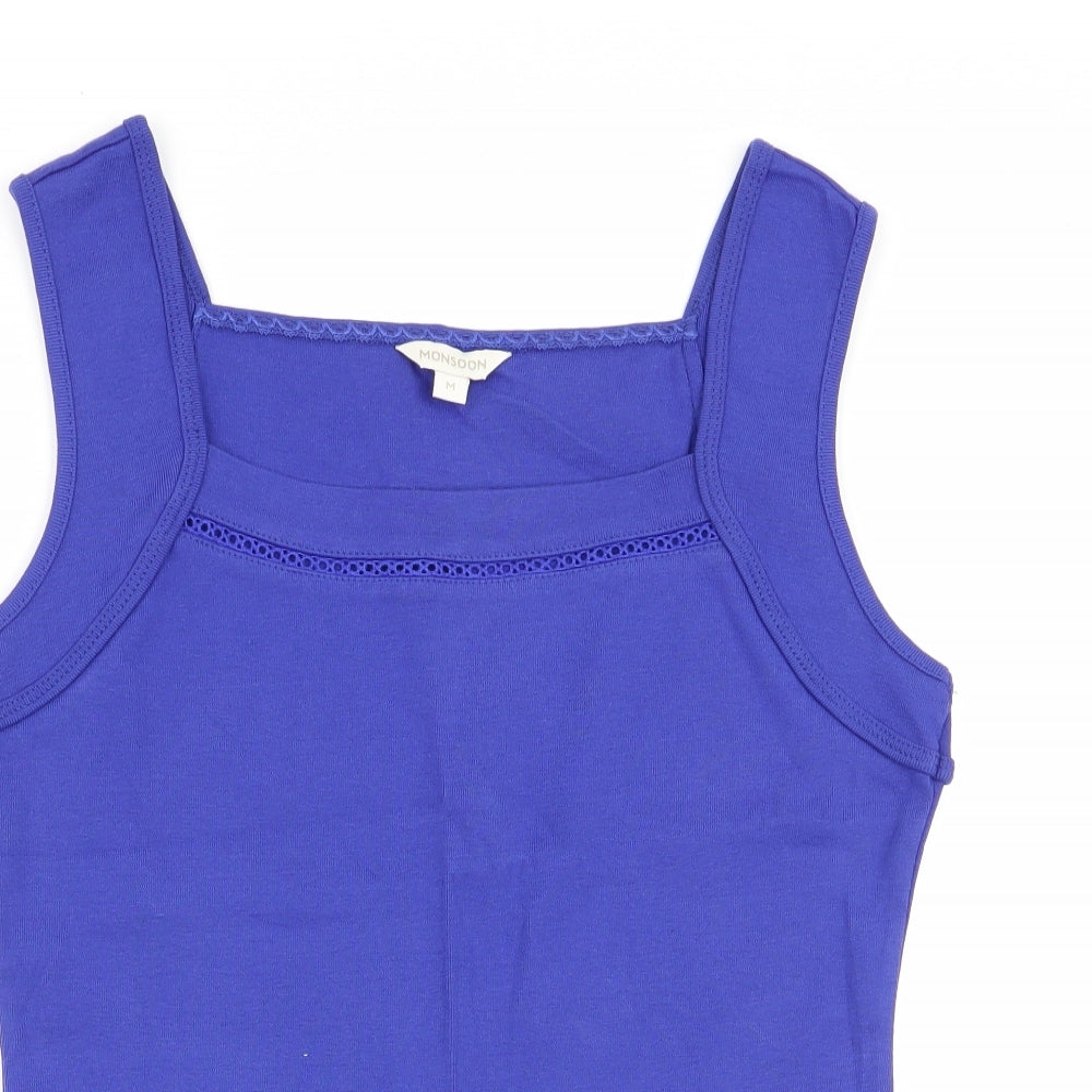 Monsoon Womens Blue   Basic Tank Size M