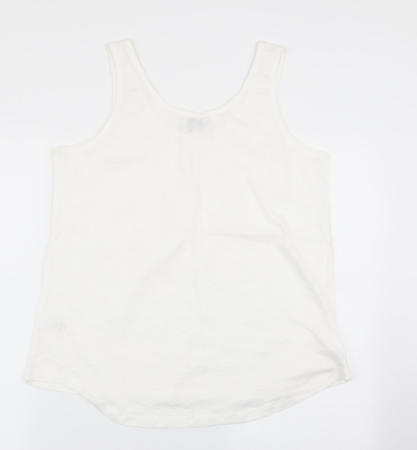 NEXT Womens White   Basic Tank Size 14
