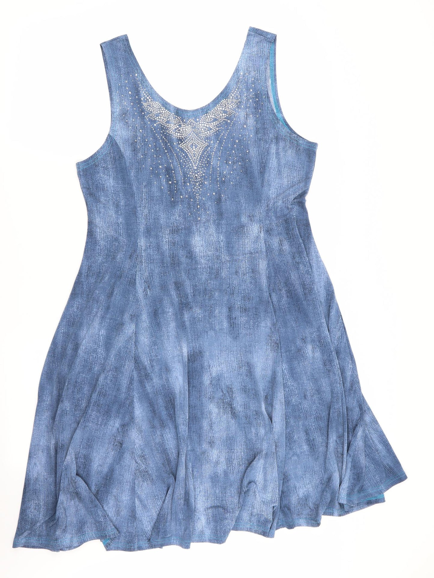 agasy Womens Blue   Fit & Flare  Size XL
