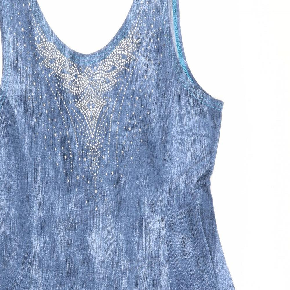 agasy Womens Blue   Fit & Flare  Size XL