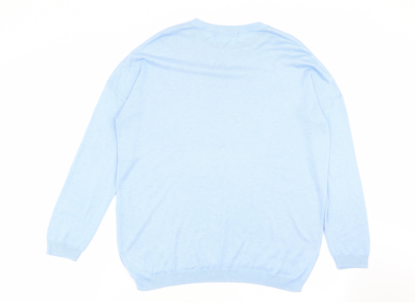 M&S Womens Blue   Pullover Jumper Size M