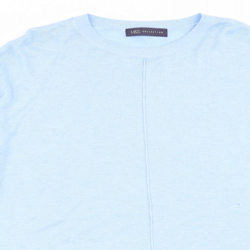 M&S Womens Blue   Pullover Jumper Size M
