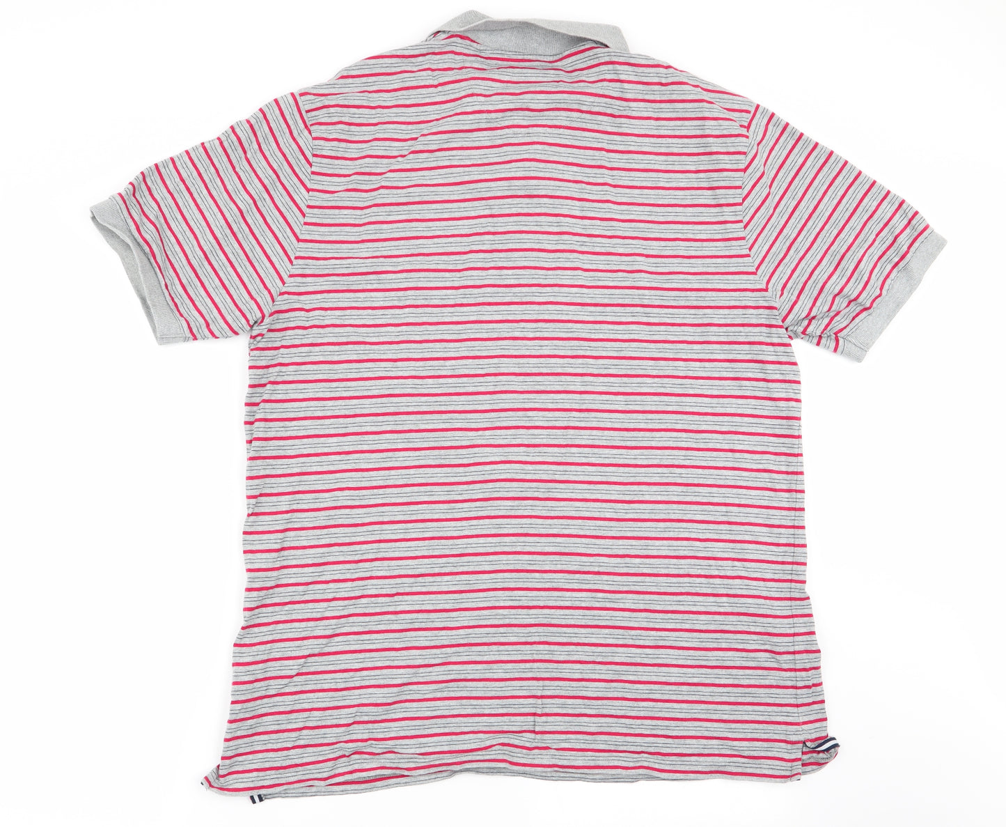 Blue Harbour Mens Multicoloured Striped   Polo Size L