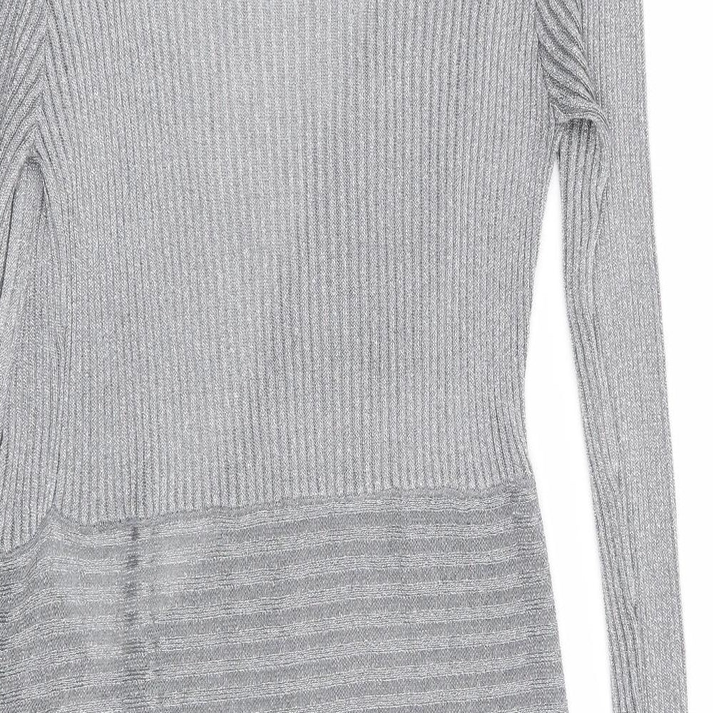 david emanuel Womens Silver   Cardigan Jumper Size 10