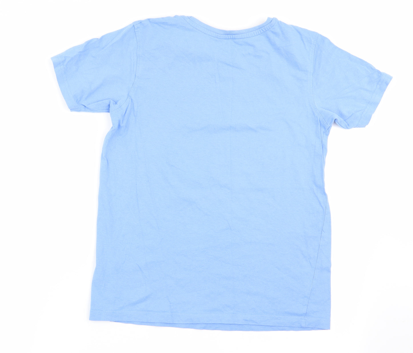 Asda George Boys Blue   Basic T-Shirt Size 13-14 Years