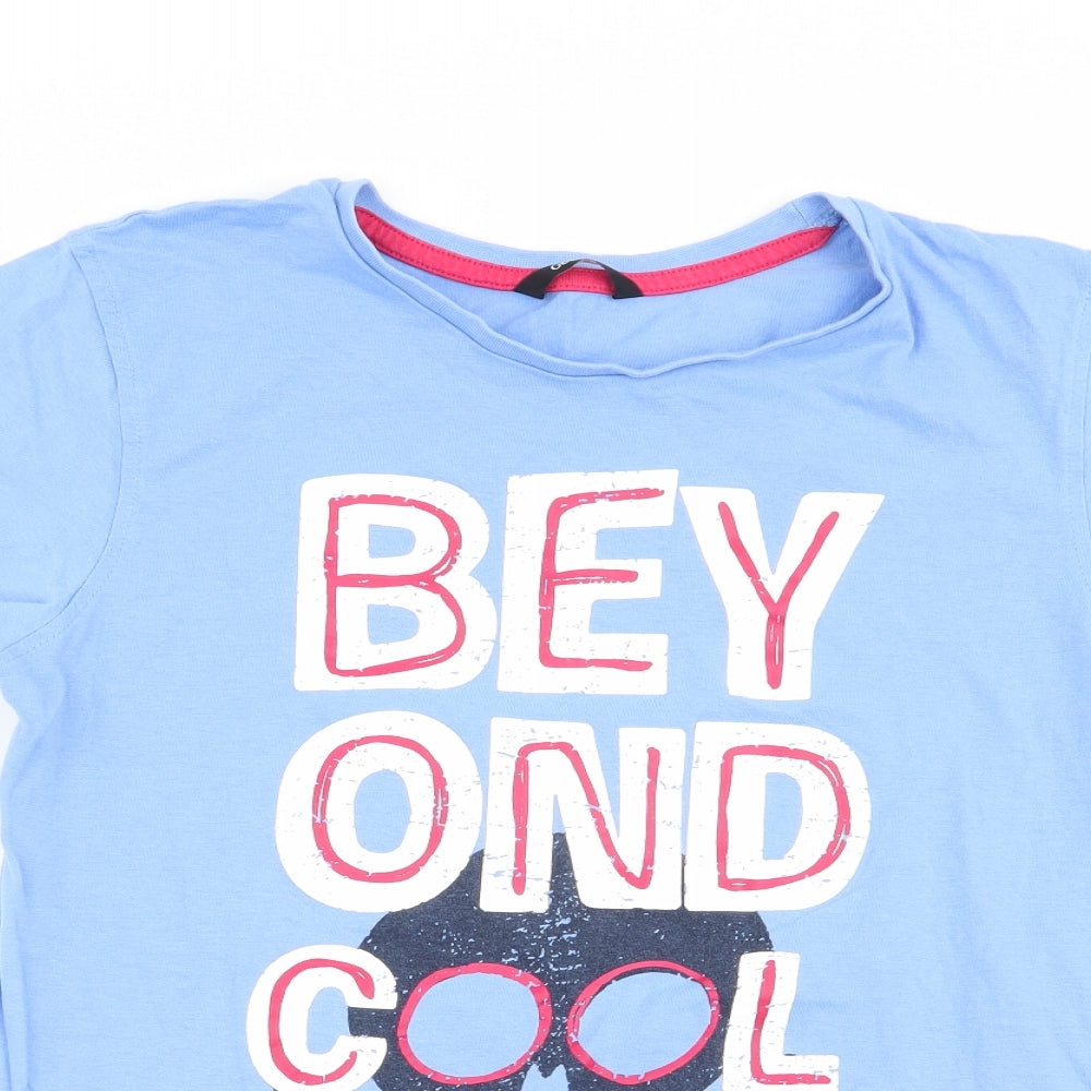 Asda George Boys Blue   Basic T-Shirt Size 13-14 Years