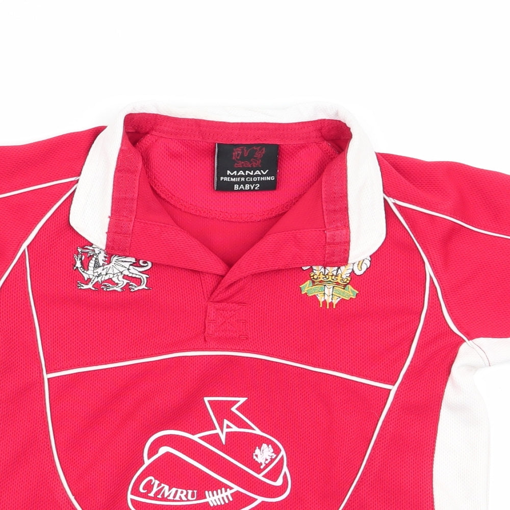 manav Boys Multicoloured   Basic T-Shirt Size 2 Years