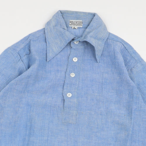 Preworn Boys Blue   Basic Polo Size L