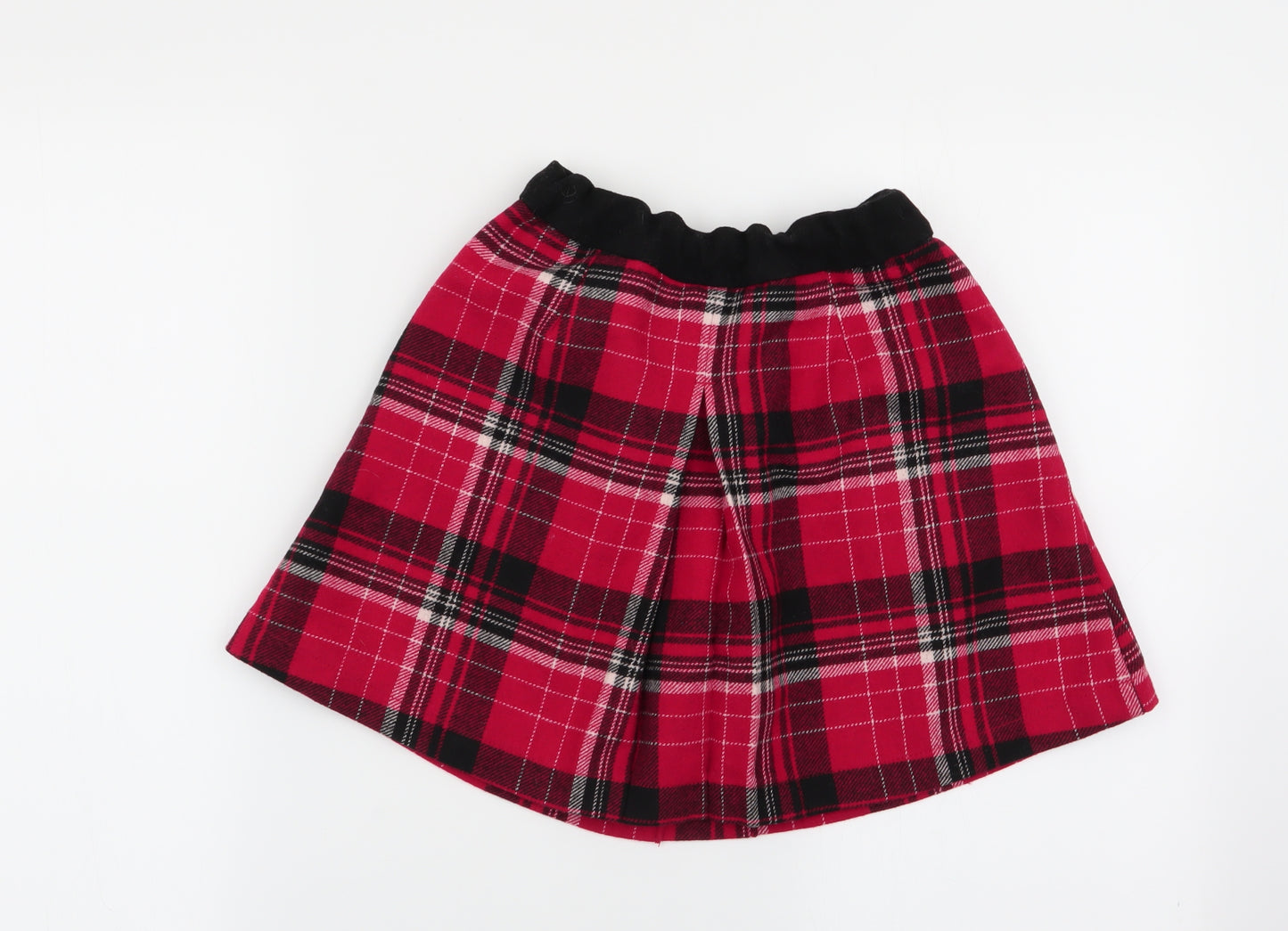 NEXT Girls Multicoloured Check  Flare Skirt Size 10 Years