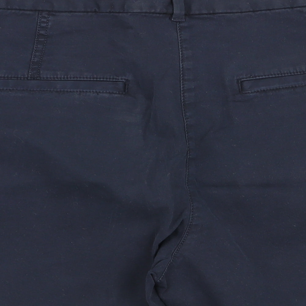 M&S Womens Blue   Chino Shorts Size 12