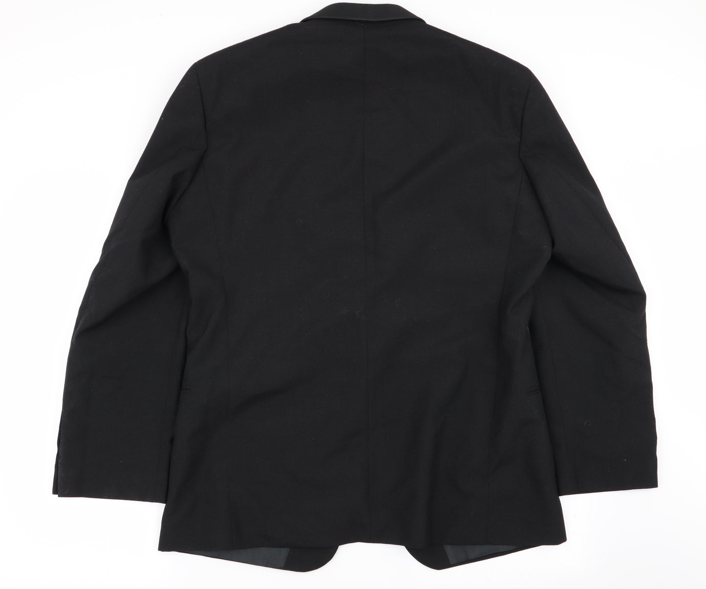 Preworn Mens Black   Jacket Blazer Size 46