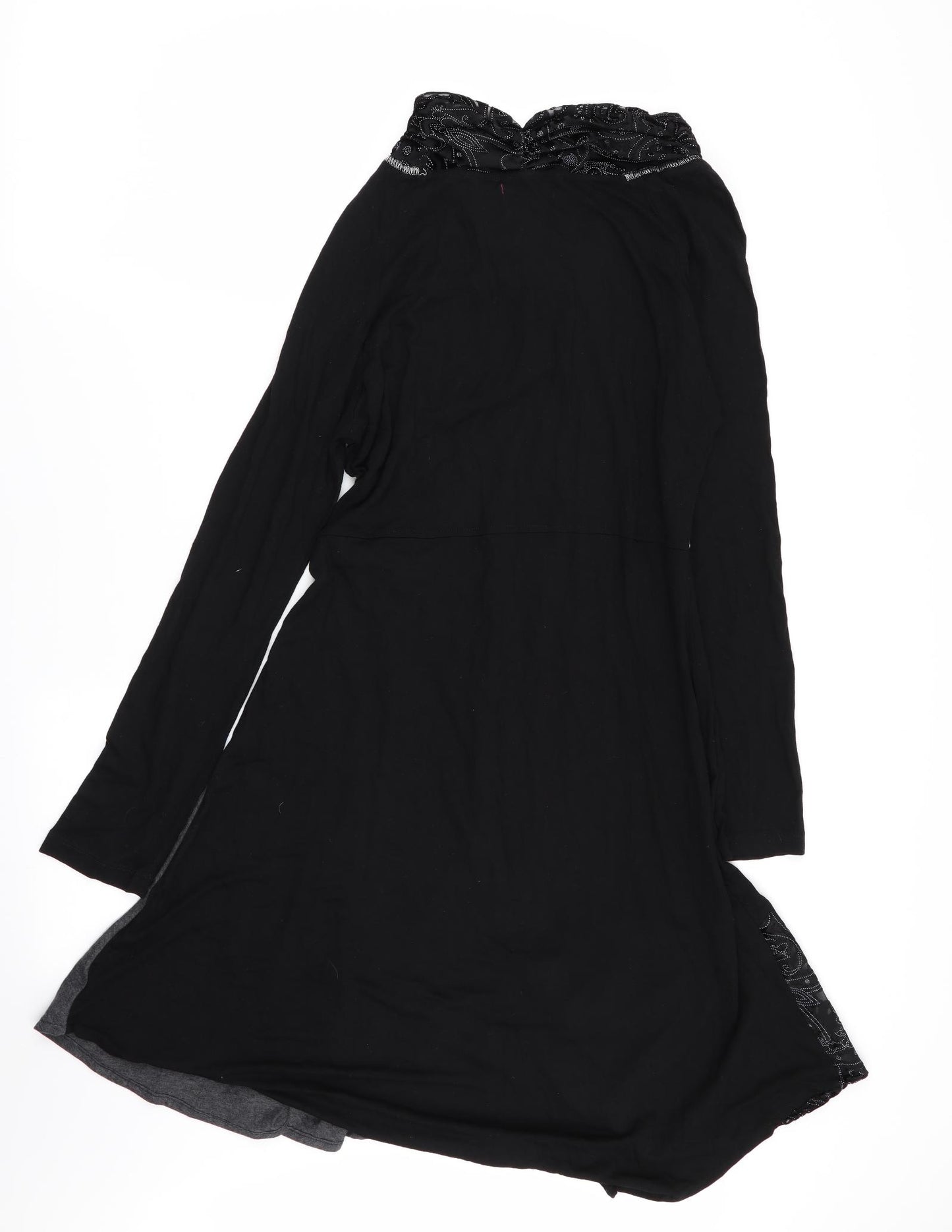 Joe Browns Womens Black Geometric  Fit & Flare  Size 12
