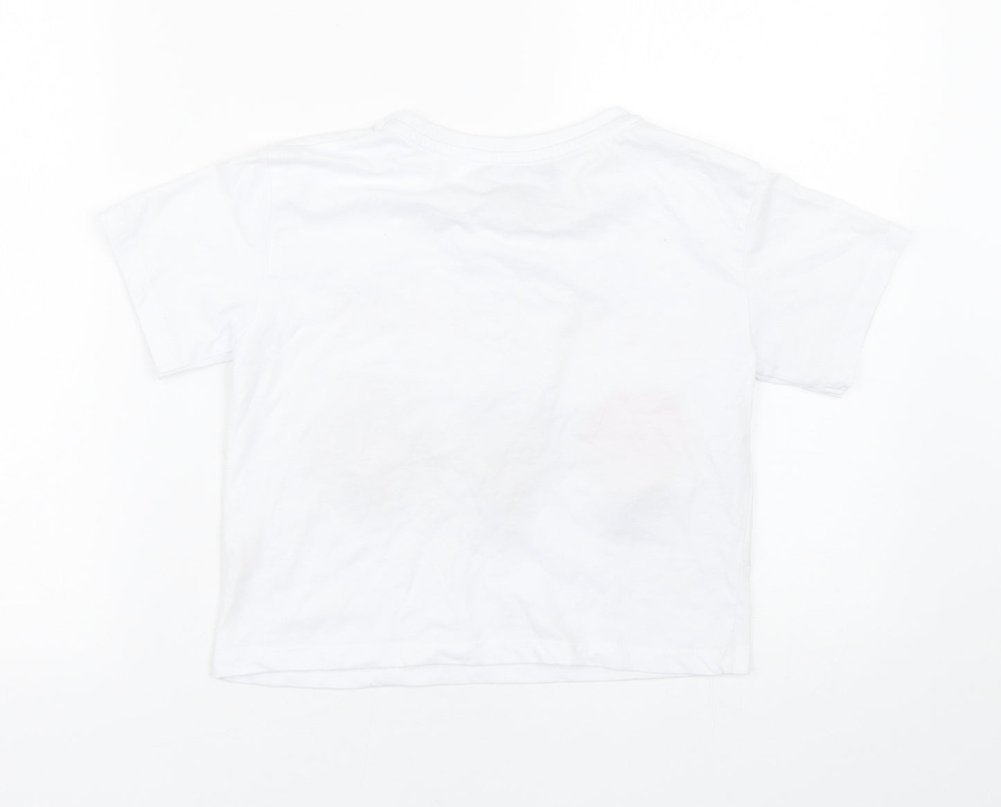 Primark Girls White   Cropped T-Shirt Size 9-10 Years  - Harry Potter