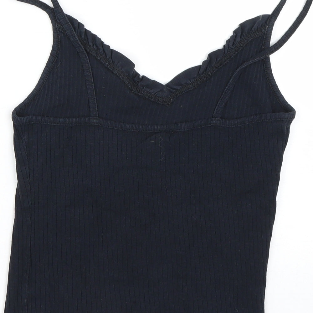Topshop Womens Blue   Cropped Tank Size 10