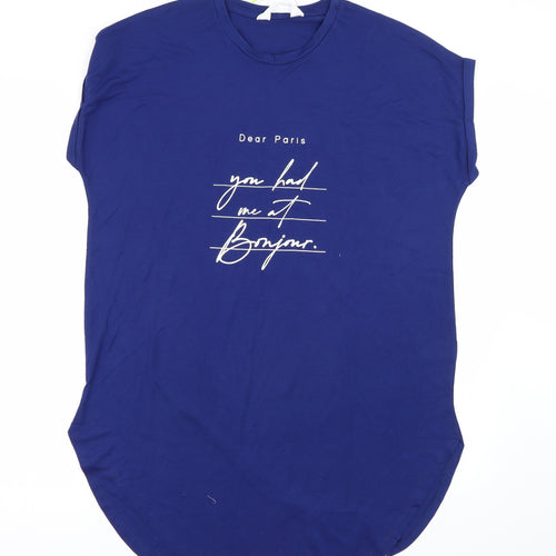 Primark Womens Blue   Basic T-Shirt Size M