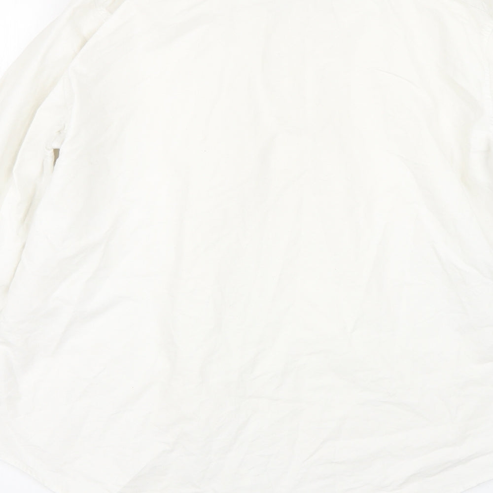 NEXT Mens Beige    Button-Up Size XL