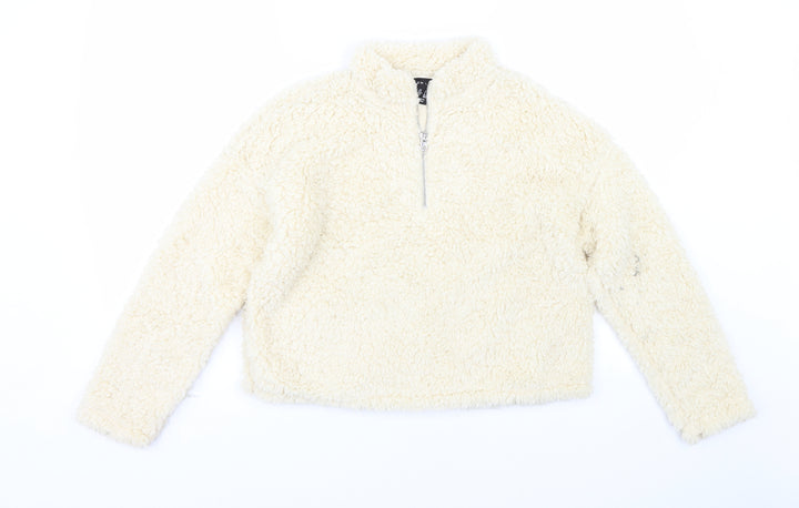 New Look Womens Beige Pullover Sweatshirt Size S