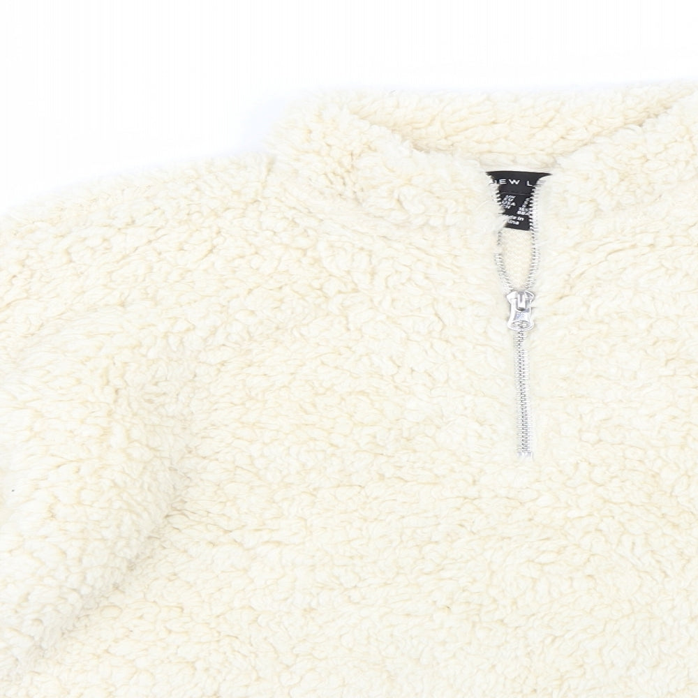 New Look Womens Beige   Pullover Sweatshirt Size S