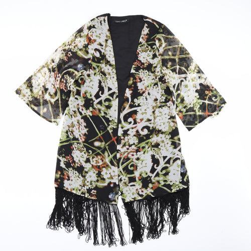 Love Label Womens Multicoloured Floral  Basic Blouse Size M