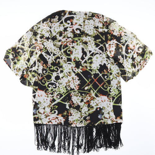 Love Label Womens Multicoloured Floral  Basic Blouse Size M