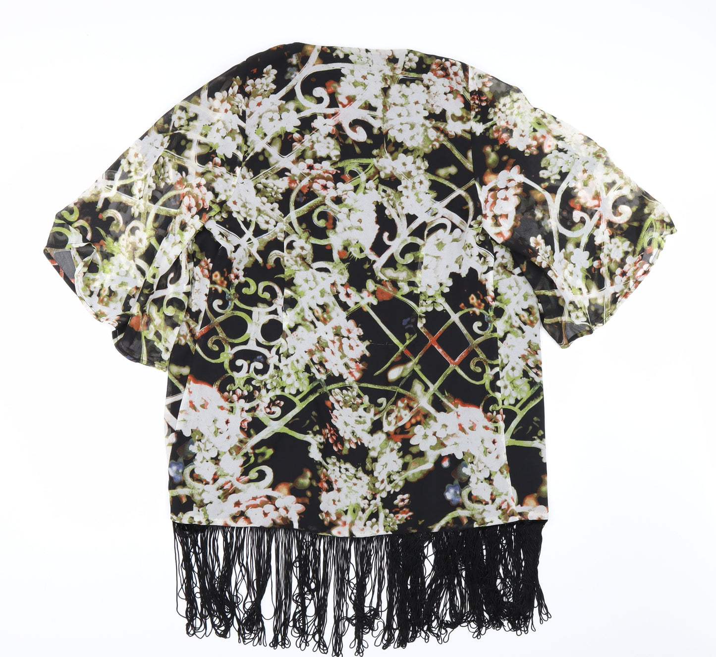 Love Label Womens Multicoloured Floral  Basic Blouse Size M
