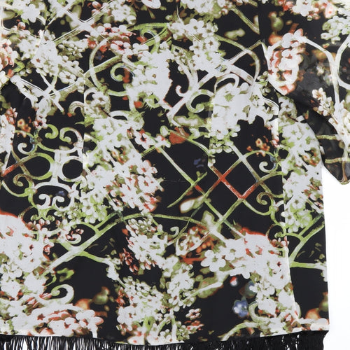 Love Label Womens Multicoloured Floral  Basic Blouse Size M