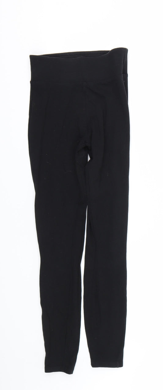 New Look Womens Black   Capri Leggings Size 6 L24 in