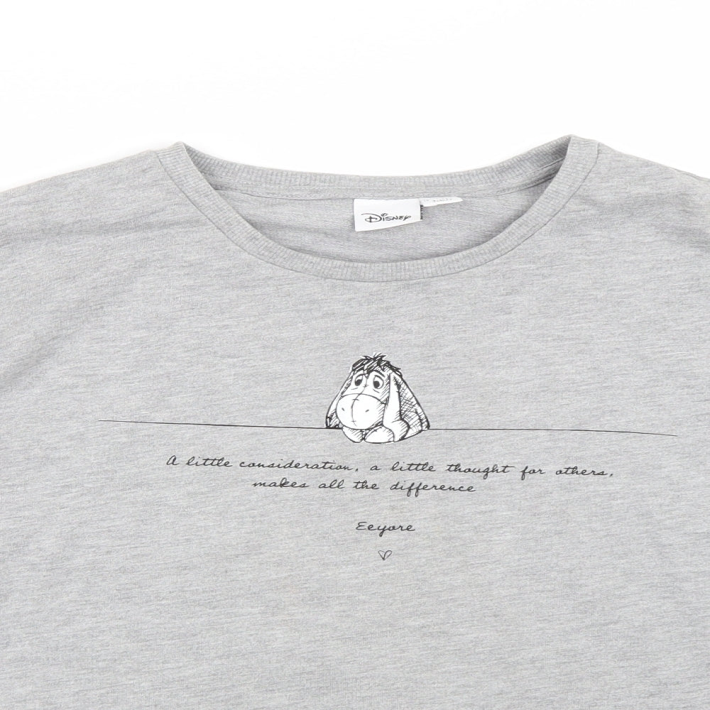 Disney Womens Grey   Pullover Sweatshirt Size 12  - winnie the pooh, disney