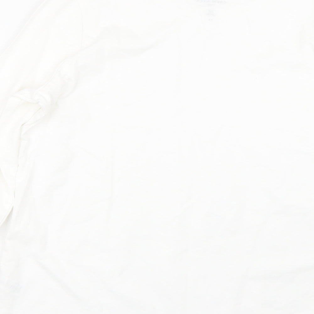 George Womens White   Basic T-Shirt Size 12