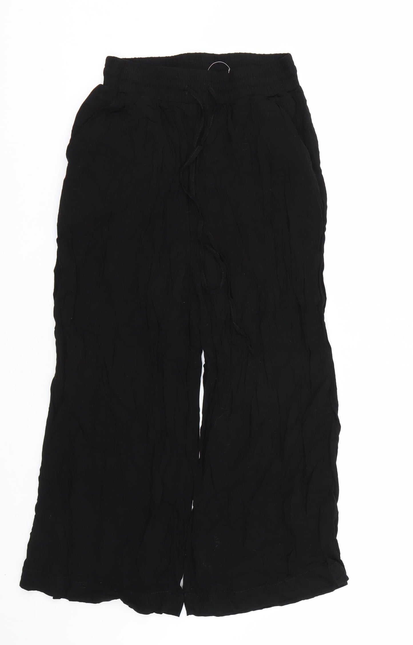 Primark Womens Black   Capri Trousers Size 10 L21 in