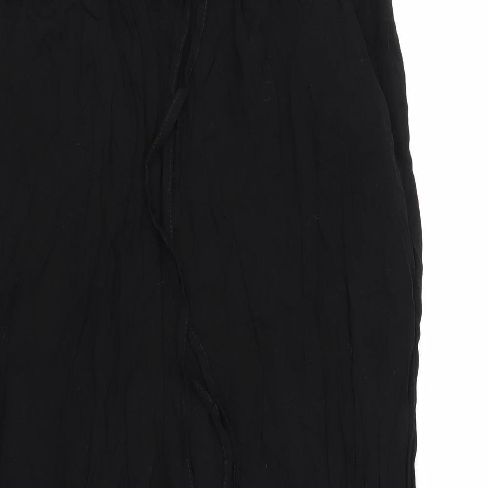 Primark Womens Black   Capri Trousers Size 10 L21 in