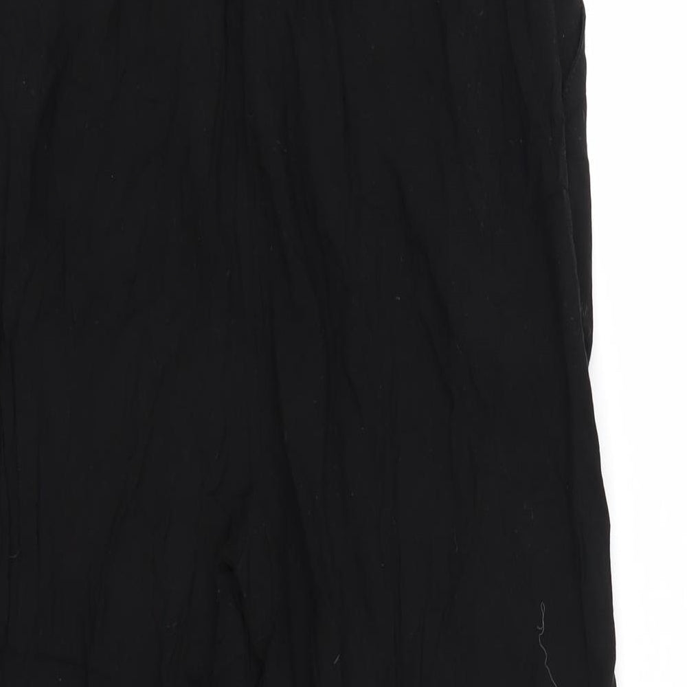 Primark Womens Black   Capri Trousers Size 10 L21 in