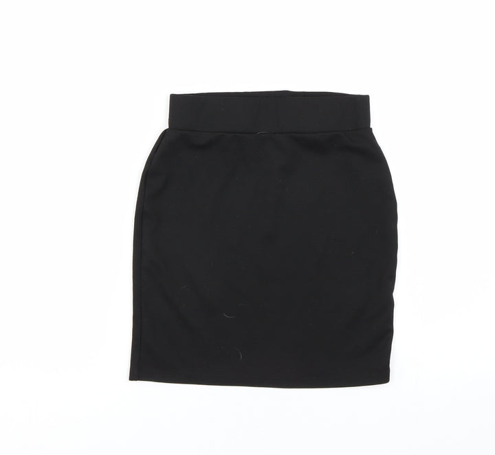 George Girls Black   Mini Skirt Size 10-11 Years