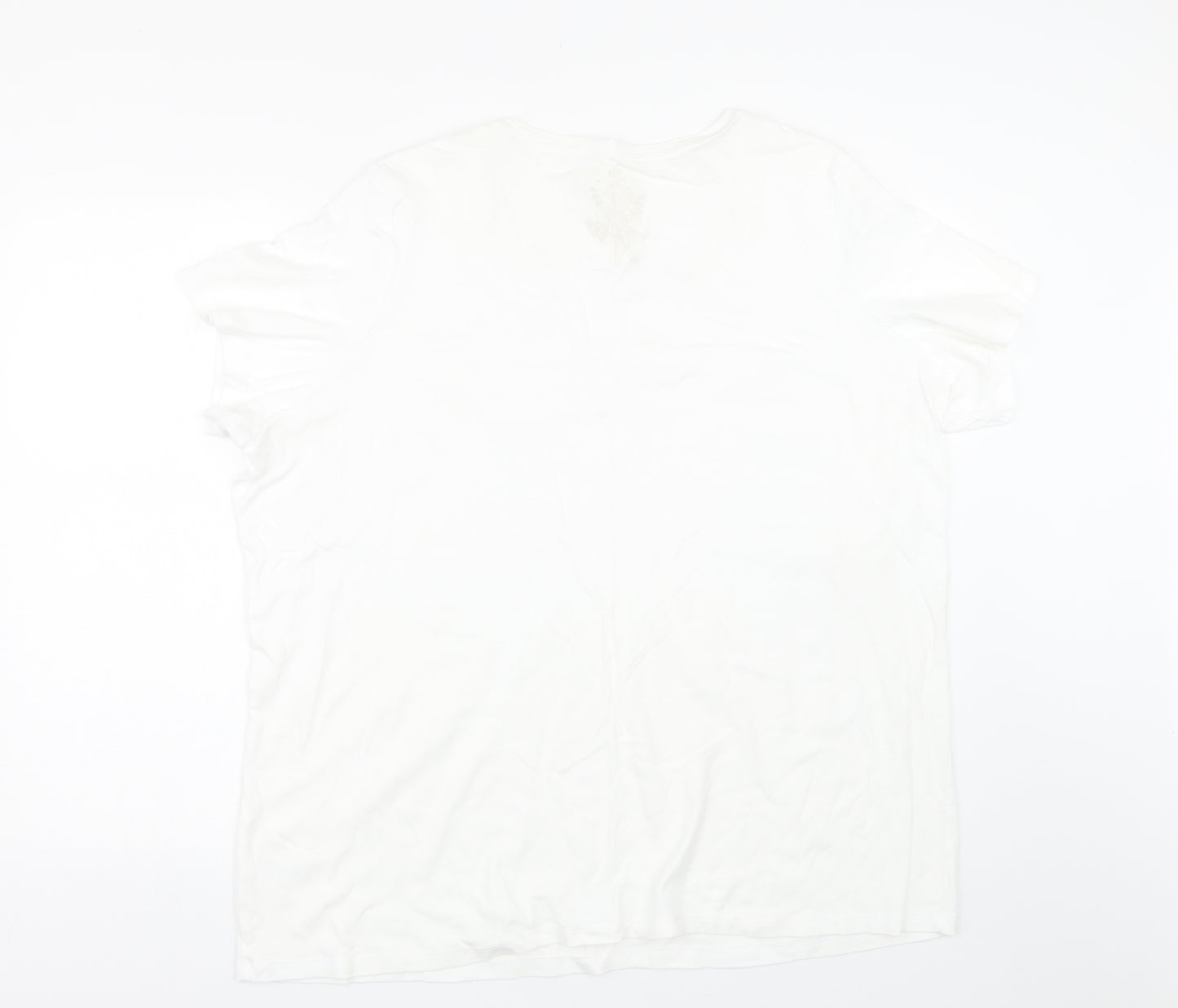George Womens White   Basic T-Shirt Size 26