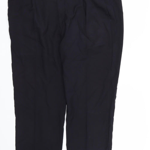 M&S Womens Blue   Trousers  Size 44 L26 in