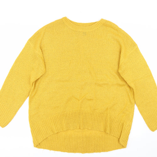 New Look Womens Yellow   Pullover Jumper Size L