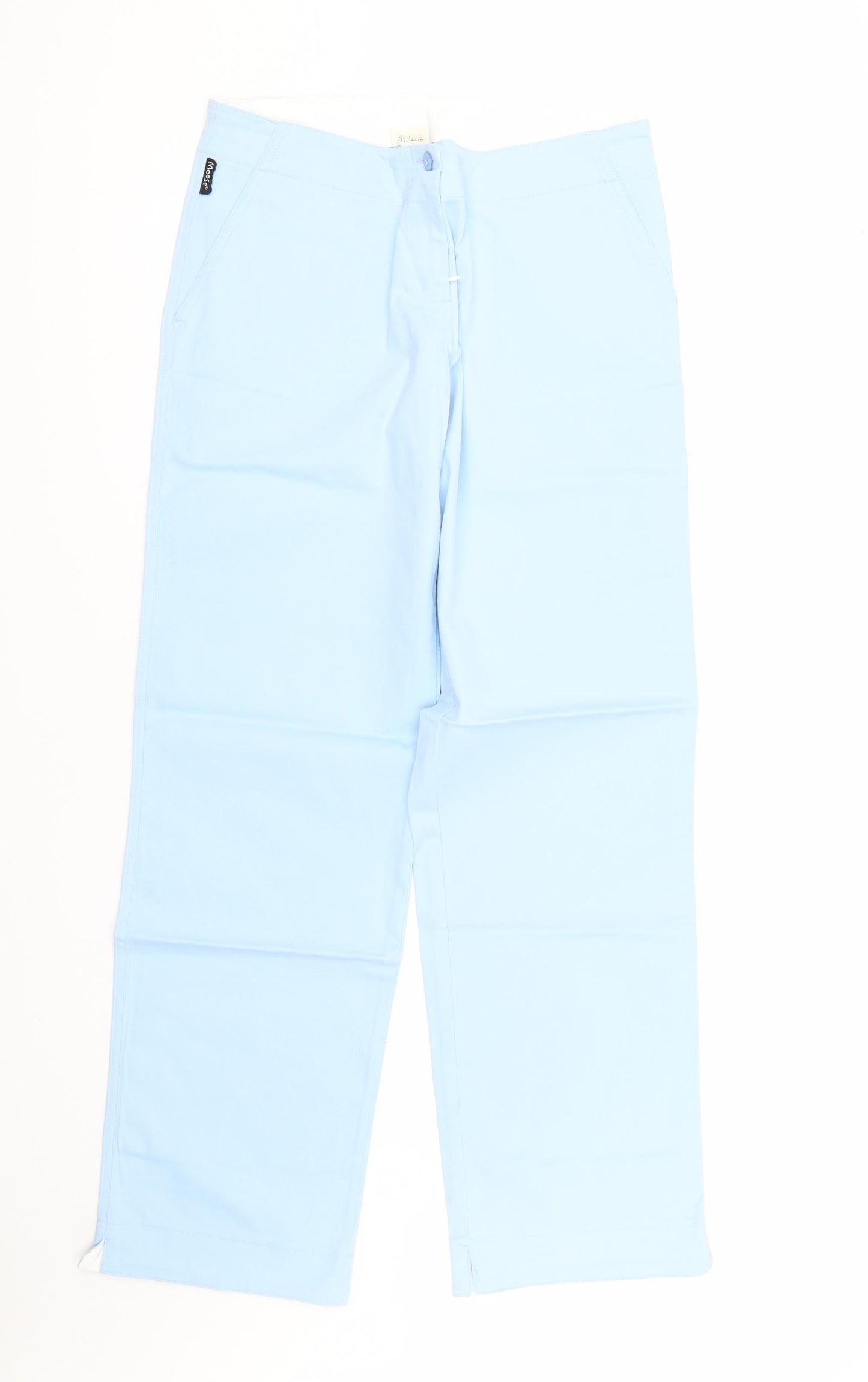 Moose Golf Womens Blue   Capri Trousers Size 12 L30 in