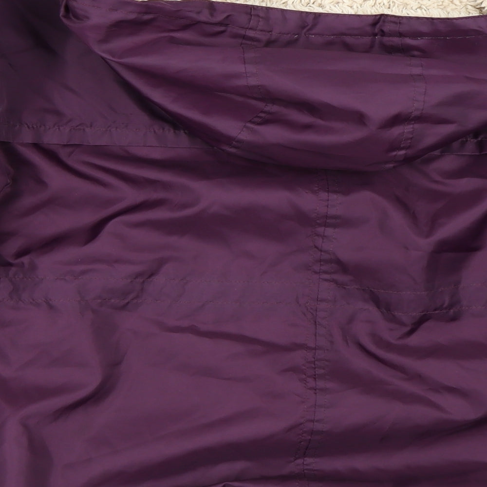 Cotton Traders Womens Purple   Overcoat Coat Size 26