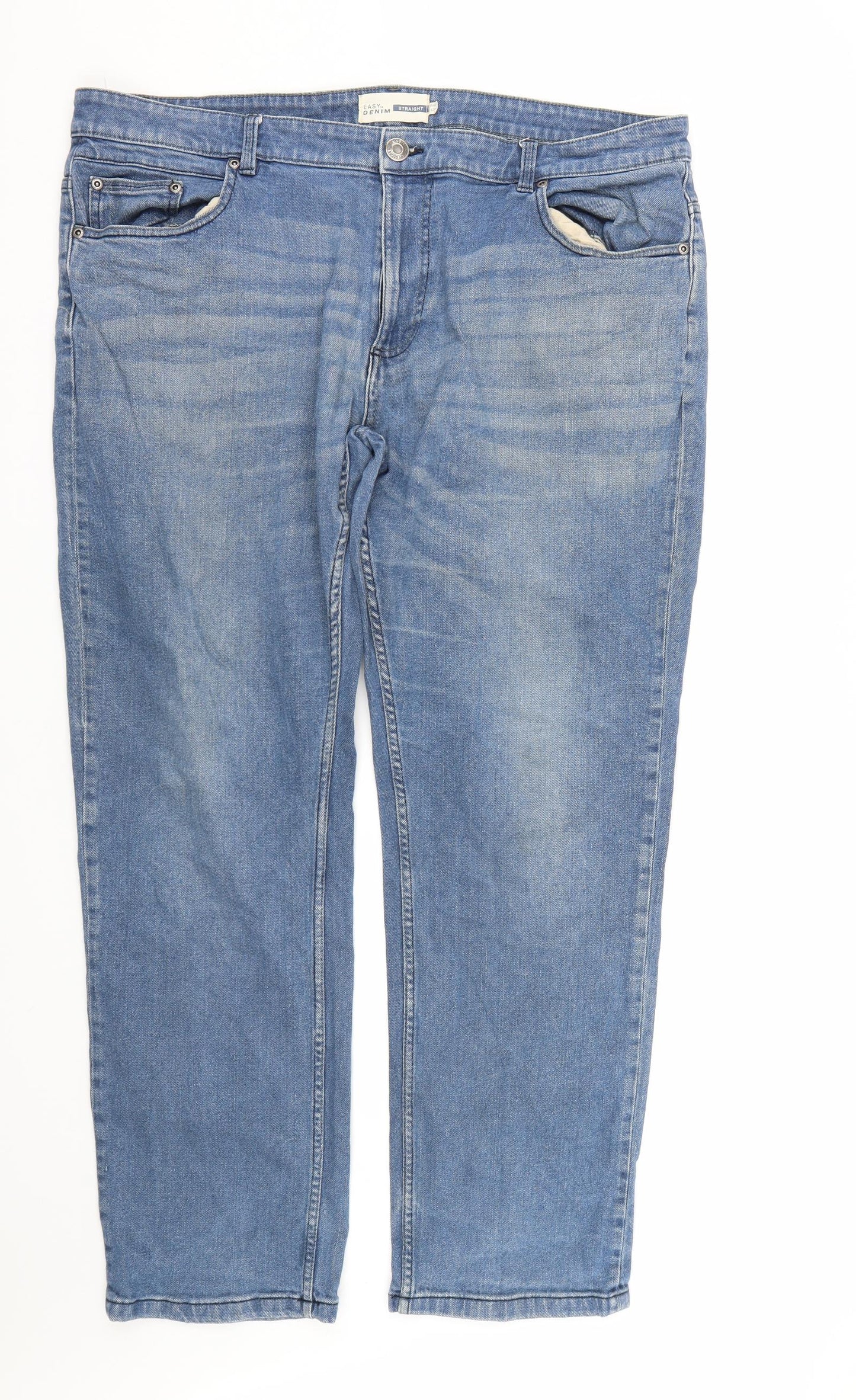Matalan Mens Blue  Denim Straight Jeans Size 40 L29 in