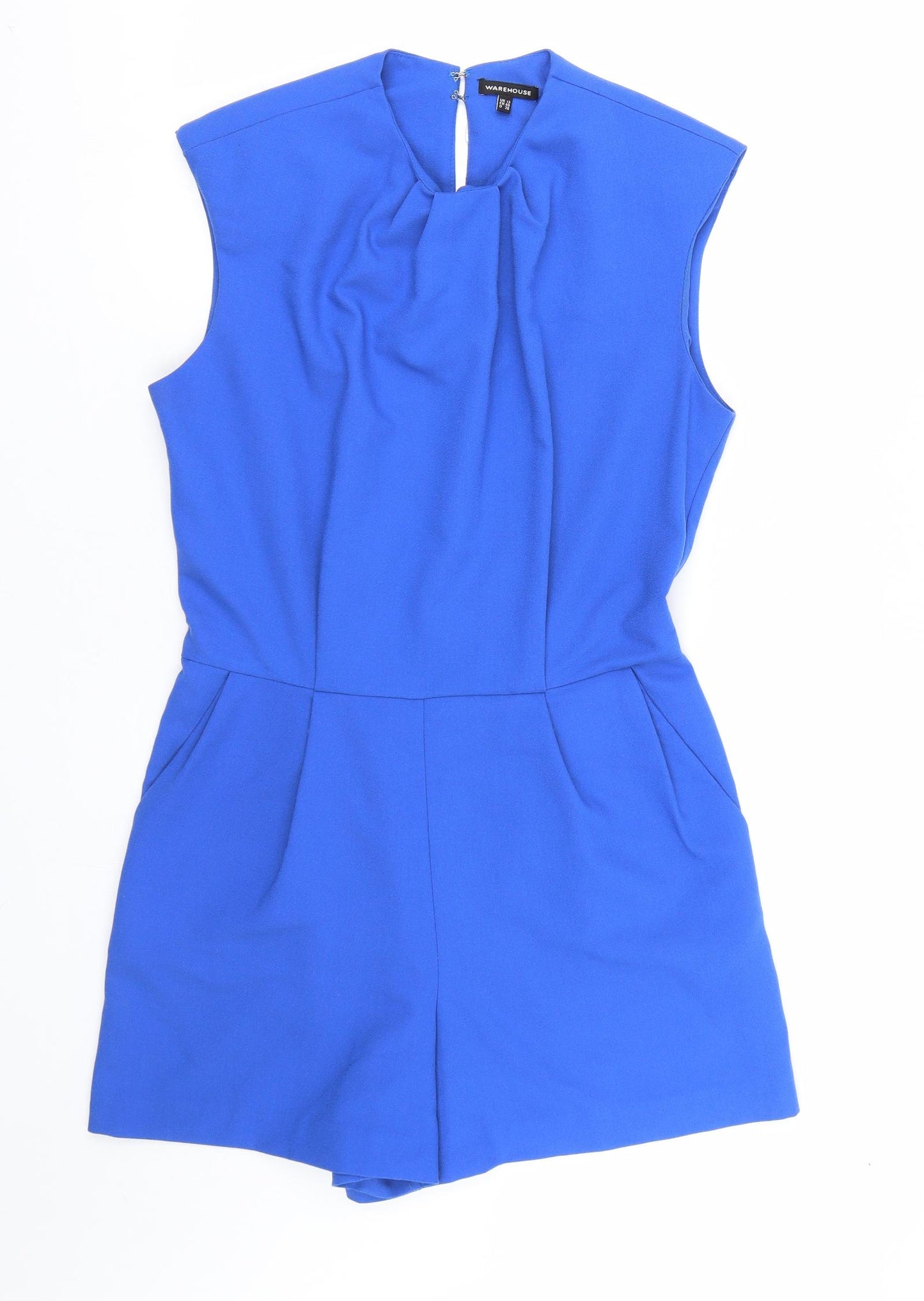 Warehouse Womens Blue   Jumpsuit One-Piece Size 10
