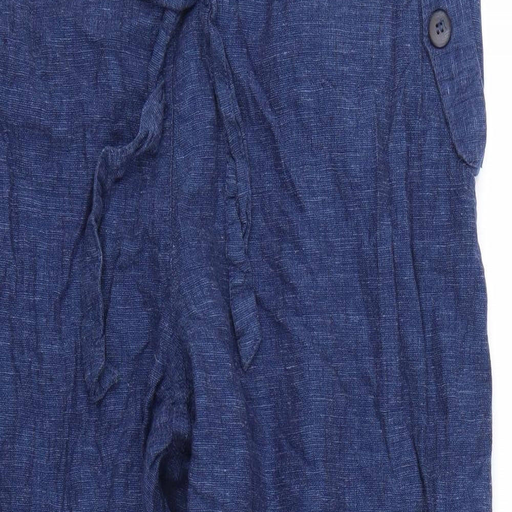 Nutmeg Womens Blue   Capri Trousers Size 20 L24 in