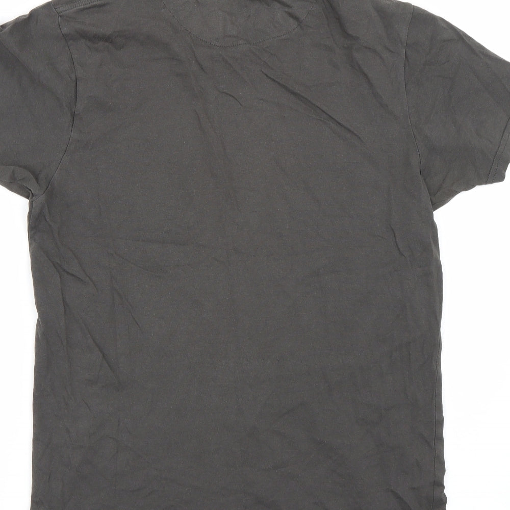 Cedar Wood State Mens Grey    T-Shirt Size M