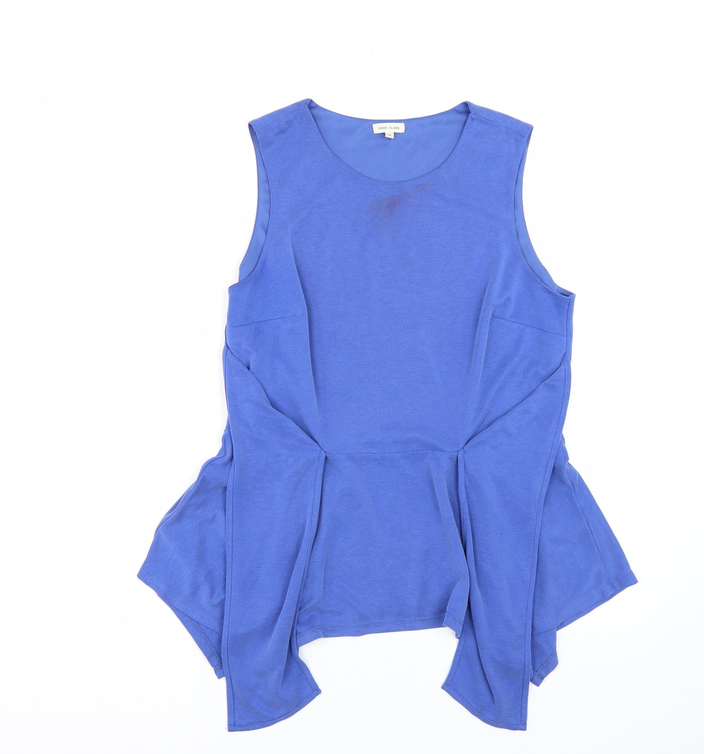River Island Womens Blue   Basic Tank Size 14