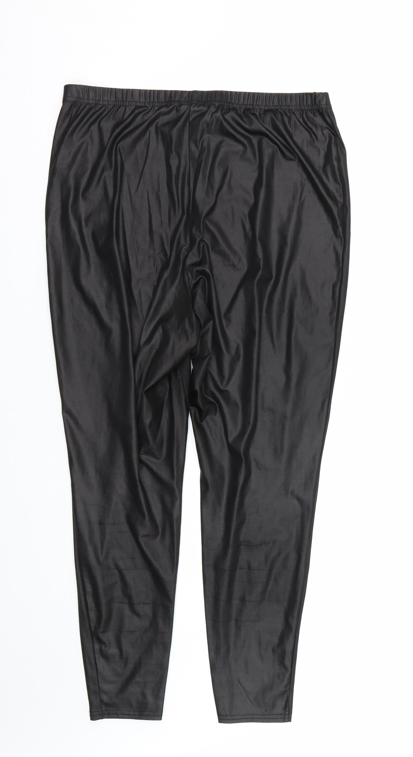 Boohoo Womens Black   Capri Leggings Size 18 L25 in
