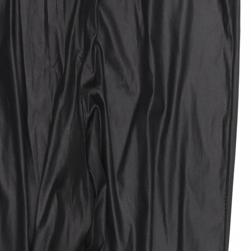 Boohoo Womens Black   Capri Leggings Size 18 L25 in
