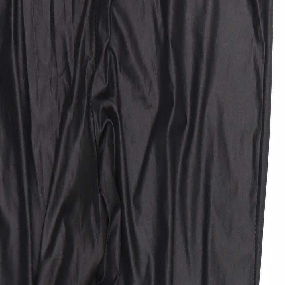 Boohoo Womens Black   Capri Leggings Size 18 L25 in